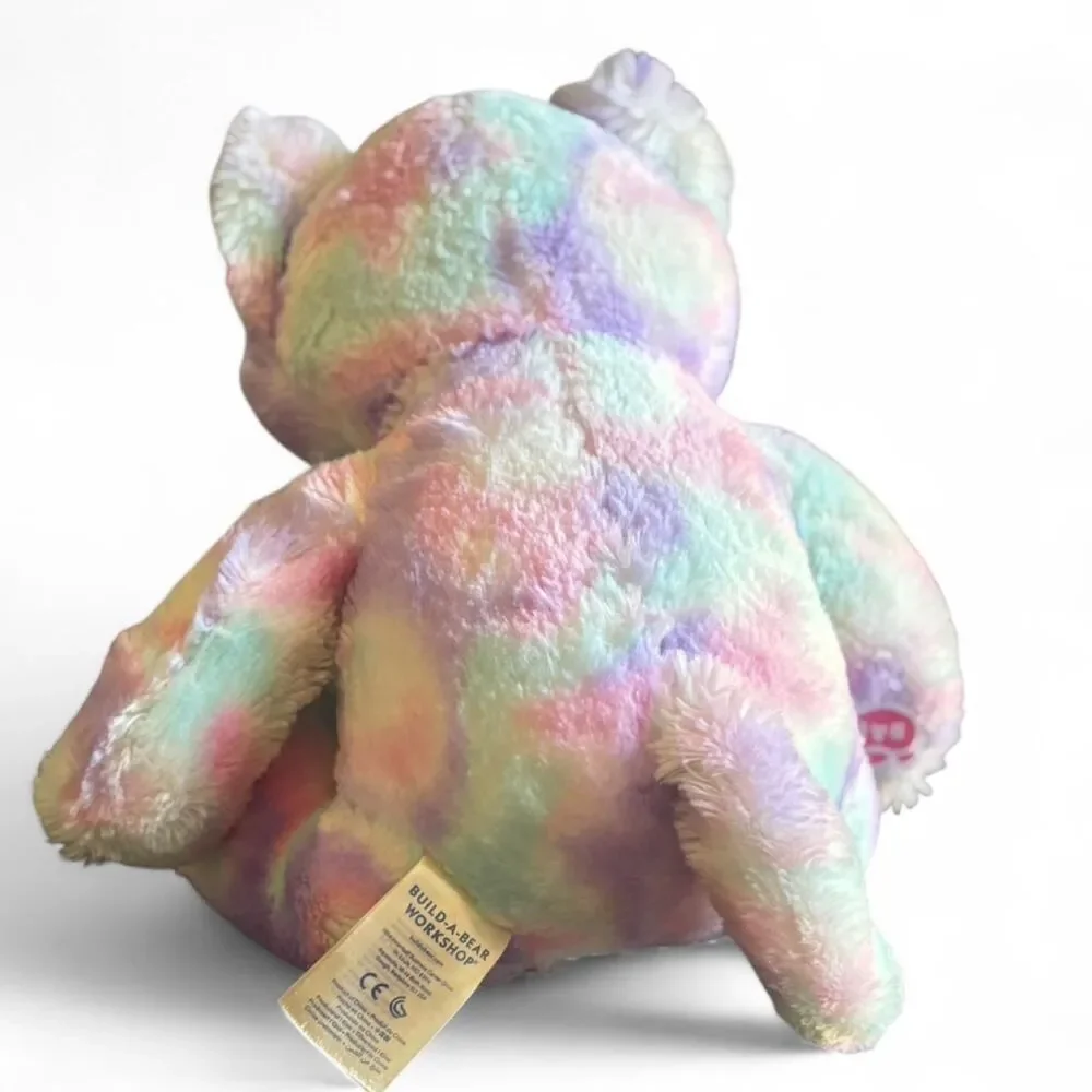 Build-A-Bear pastel swirl kitten, BABW plush cat